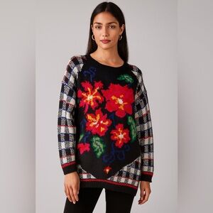 Vintage Valerie Stevens Handcrafted Black Sweater